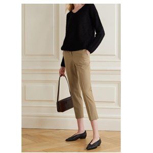 THEORY Treeca 2 Cropped Stretch-wool Slim-leg Pants - 4